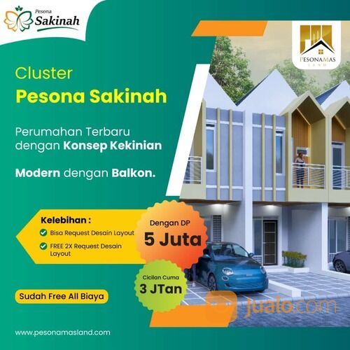 Rumah Murah 2 Lantai 400 Jutaan DP 5 Juta Di Jatimulya Depok
