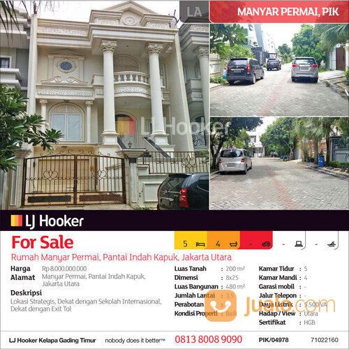 Rumah Manyar Permai, PIK, Jakarta Utara