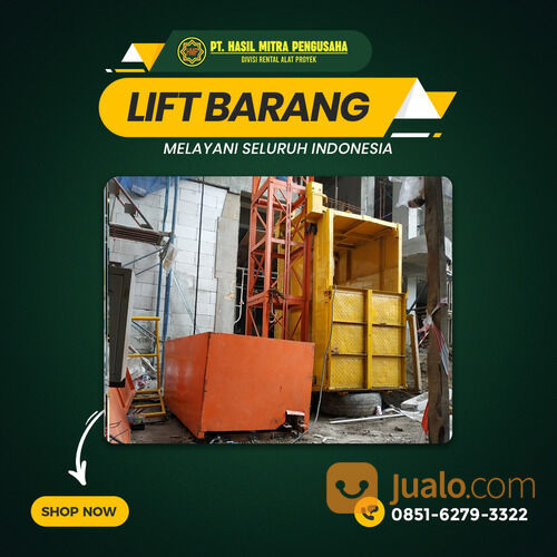 SEWA LIFT MATERIAL PROYEK ALIMAK 085162793322 KOTA MALANG | SEWA LIFT BARANG KOTA MALANG