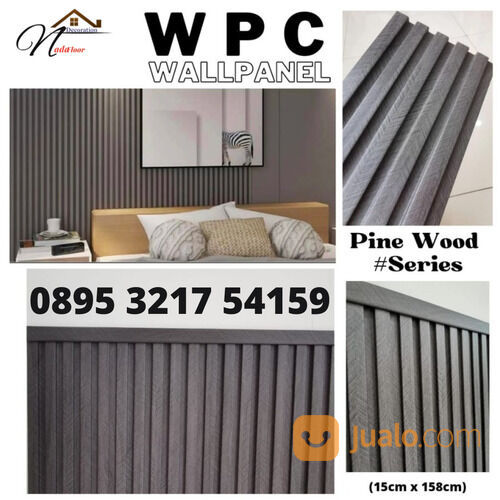 Backdrop 3D Wallpanel WPC Motif Kayu Anti Rayap dan Kokoh