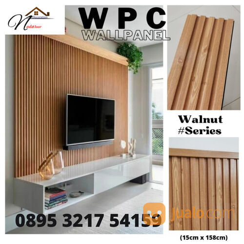 Backdrop 3D Wallpanel WPC Motif Kayu Anti Rayap dan Kokoh