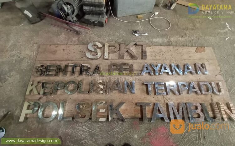 Huruf Timbul Stenlis Nama Masjid | Custom Huruf Timbul Bandung
