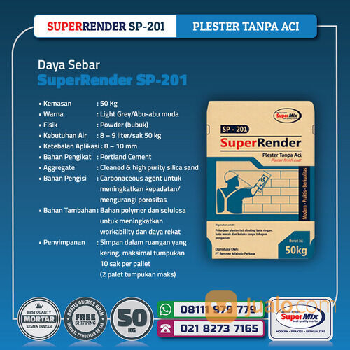 Distributor Plester Acian Hebel Terlaris di Kab Bekasi