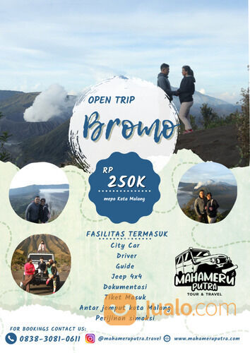 Open Tour Wisata Alam Gunung Bromo Termurah