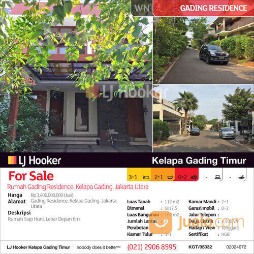Rumah Gading Residence, Kelapa Gading, Jakarta Utara