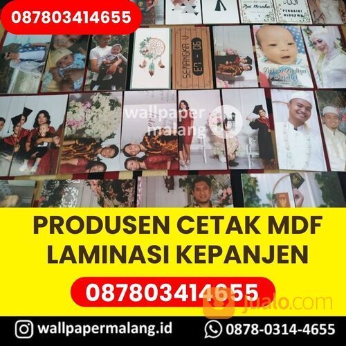 PRODUSEN CETAK FOTO LAMINASI MDF KEPANJEN
