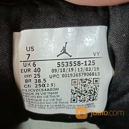 Sepatu Second Nike Air Jordan 1 Low