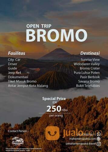 Open Trip ke Bromo - Trip Murah Bromo