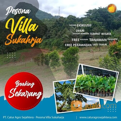 Pesona Villa Sukaharja Tanah Kavling Konsep Perkebunan Terpadu 350rb Per Meter