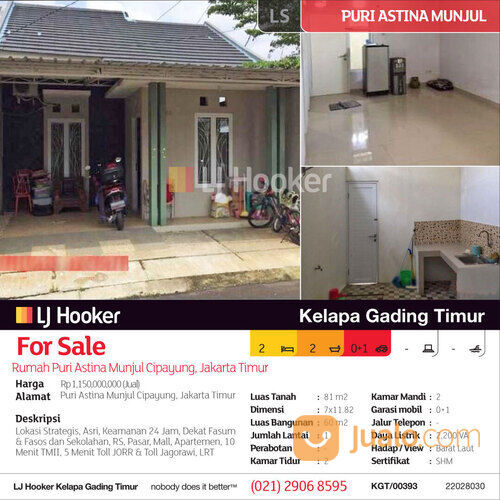 Rumah Puri Astina Munjul Cipayung, Jakarta Timur