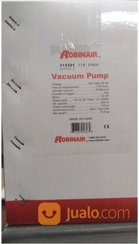 vacum pump robin air raptor 15501,vacuum vakum ac robinair chiller 1/2