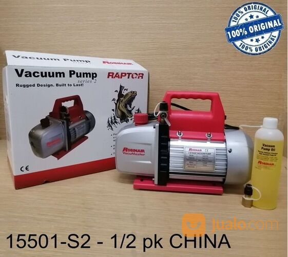 vacum pump robin air raptor 15501,vacuum vakum ac robinair chiller 1/2