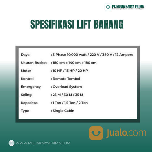 Sewa Lift Material Palangkaraya, Lift Barang, Lift Alimak, Sewa Hoist.