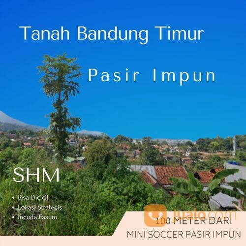 Tanah Bandung Kawasan Perumahan Pasir Impun Luas 87 m2