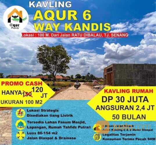 Tanah Kavling Siap Bangun Di Way Kandis
