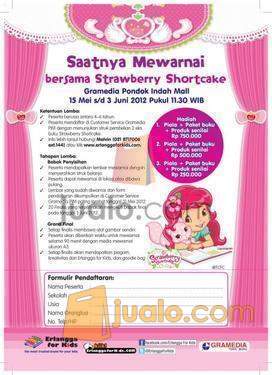 Saatnya Mewarnai Bersama Strawberry Shortcake Jakarta Jualo