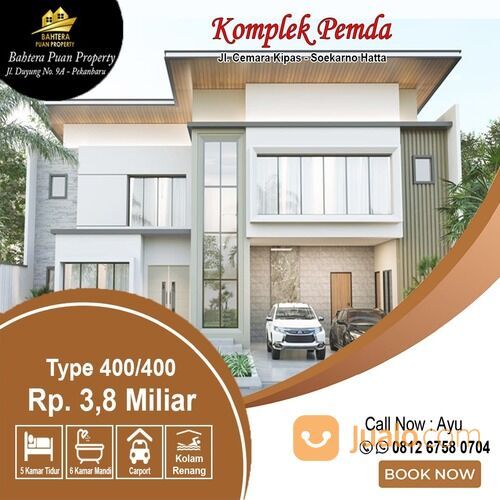 Hunian Eksklusif Di Kawasan Komplek Pemda Pekanbaru Free Request Design Bangunan Di Kota 7013