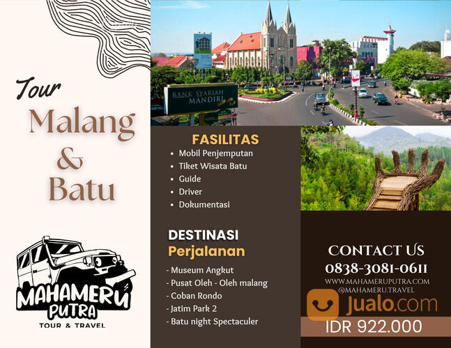 Wisata Malang Batu 2 Hari 1 Malam Harga Murah