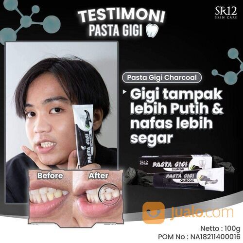 Pasta Gigi Charcoal Herbal Ampuh Memutihkan Gigi Best Seller