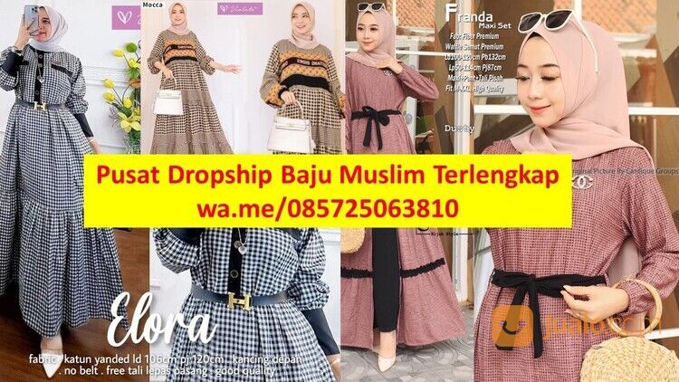 Pusat Dropship Baju Muslim Murah di Jawa Timur | wa.me/085725063810