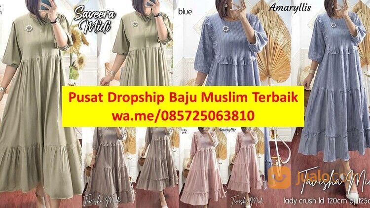 Pusat Dropship Baju Muslim Murah di Jawa Timur | wa.me/085725063810