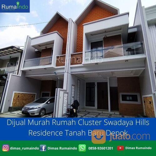 Rumah Cluster Swadaya Hills Residence Tanah Baru Depok