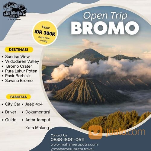 Paket Bromo Sunrise - Open Trip Bromo Murah dari Malang