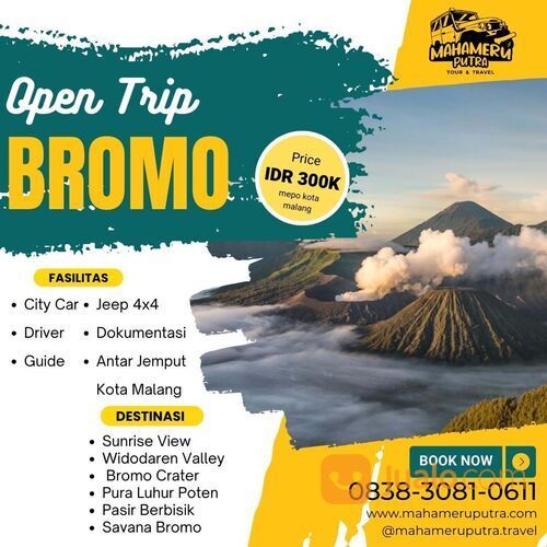 Paket Bromo Sunrise - Open Trip Bromo Murah dari Malang