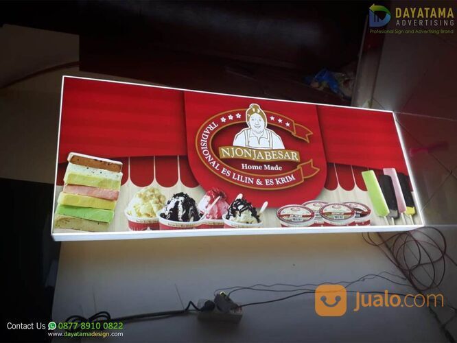 Signage Neon Box Akrilik Custom di Kab. Bandung Barat, Jawa Barat