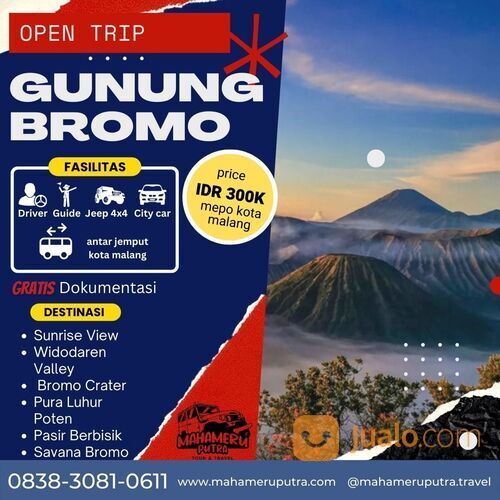 Open Trip Bromo - Paket Wisata Bromo Murah Mepo Malang