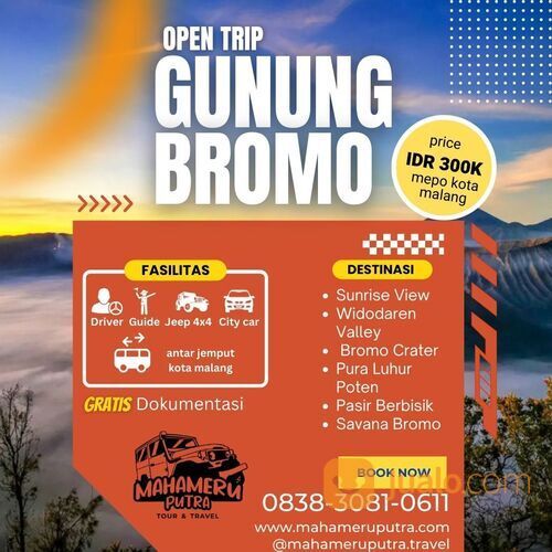 Open Trip Bromo - Paket Wisata Bromo Murah Mepo Malang