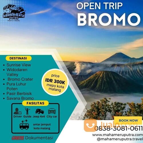 Open Trip Bromo - Paket Wisata Bromo Murah Mepo Malang