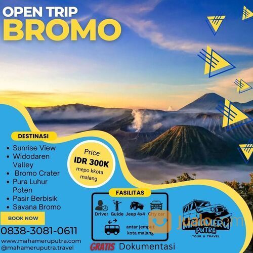 Open Trip Bromo Sunrise Setiap Hari - Harga Terjangkau