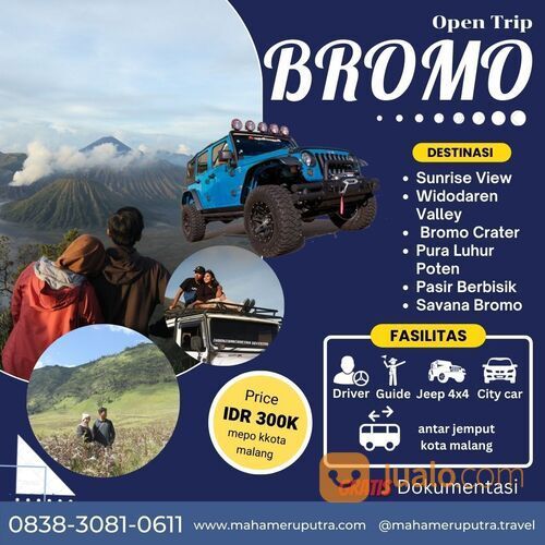 Open Trip Bromo Sunrise Setiap Hari - Harga Terjangkau