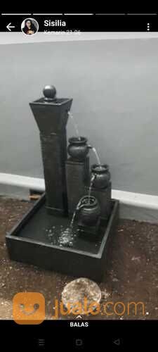 Air Mancur Teras Rumah Marmer Malang