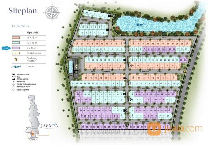Rumah Baru Cluster Jasmia Perumahan Summarecon Crown Gading Bekasi