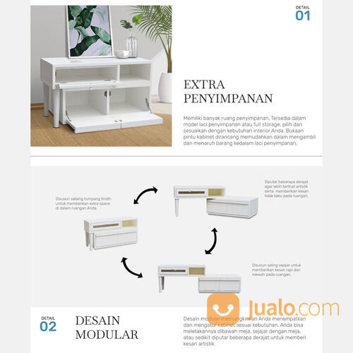 EXTENSION Meja TV 75 BS/REJECT