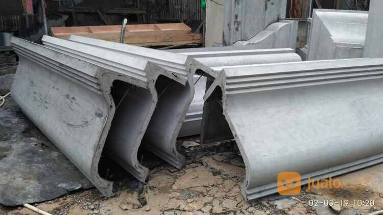 Harga Bahan/Pasang Listplank Beton/GRC Cetak Per Meter, Terbaru