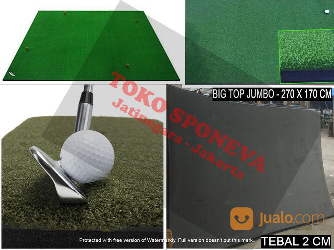 Lapisan Golf Driving Mat / Karpet Golf - Bahan Spon Eva Big Top Jumbo T 2CM