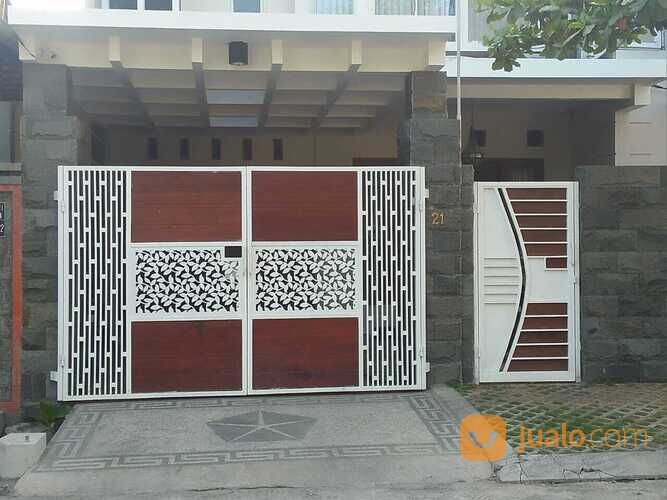 PAGAR KOMBINASI CONWOOD MINIMALIS