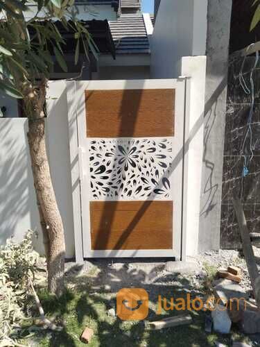 PAGAR KOMBINASI CONWOOD MINIMALIS