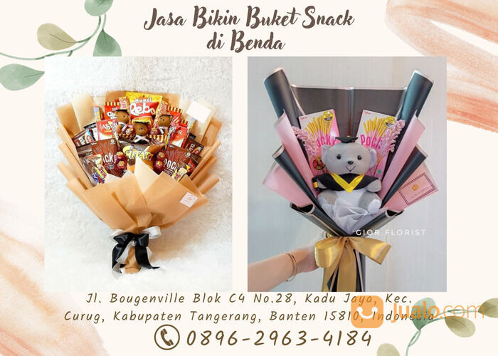 UNIK, Wa.Call 0896-2963-4184, Jasa Bikin Buket Snack di Benda