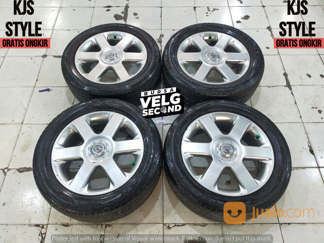 VELG MOBIL SECOND OEM NISSAN ELGRAND RING 17X6,5 BAUT 5X114,3 OFFSET 45 PLUS BAN