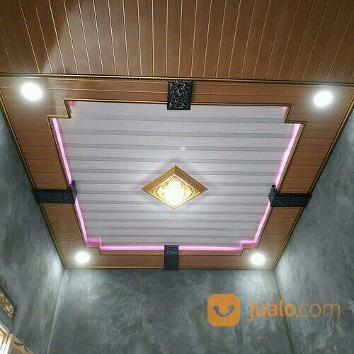 Plafon gypsum PVC GRC dan list plang beton GRC dan kerawangan mesjid dan musholla