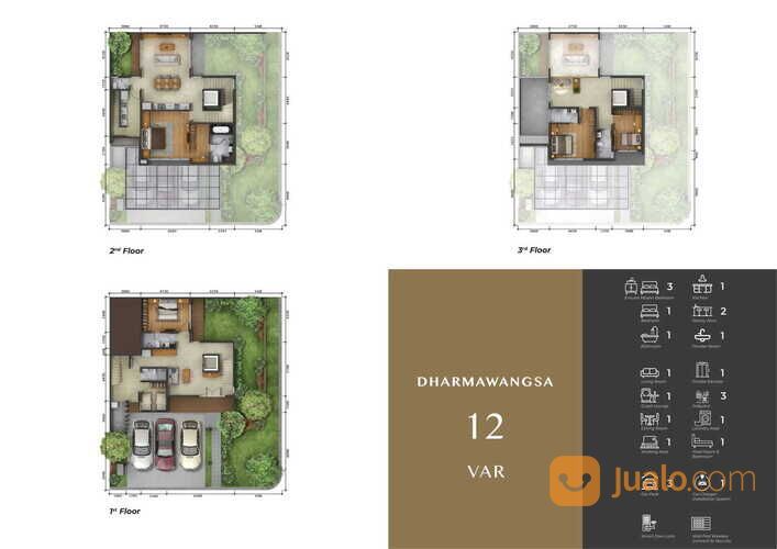 Rumah Megah Nyaman Lokasi Premium di Dharmawangsa Home Bintaro Jaya
