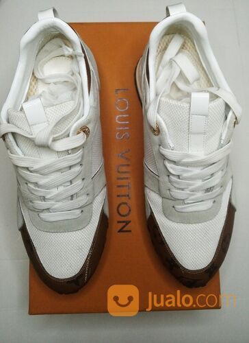 Jual Sepatu Louis Vuitton Run Away Sneakers Wanita Premium Original White