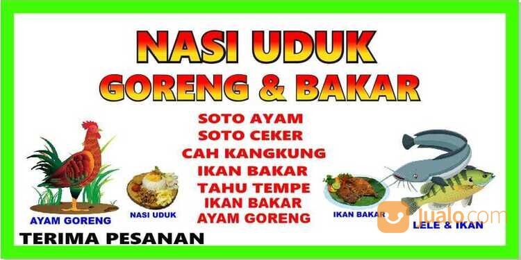 Spanduk kain pecel lele