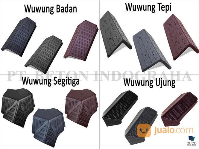 Wuwung Genteng Beton (Bubungan Nok Aksesoris)