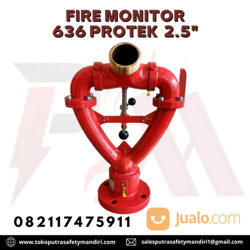 FIRE MONITOR PROTEK 636 FLANGE 2.5 INCH WATER CANNON REGU DAMKAR JAKARTA