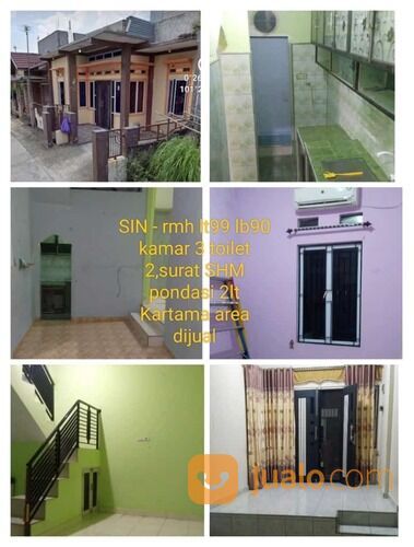 rumah Kartama pondasi tingkat dekat mesjid